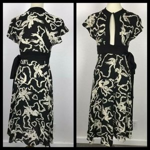 Cherub print DVF dress